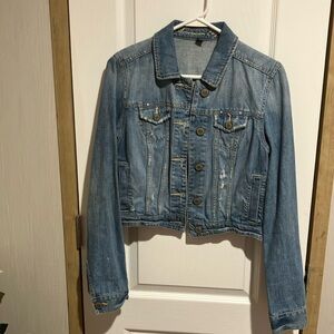American Eagle Outfitters Light Blue Denim Jacket